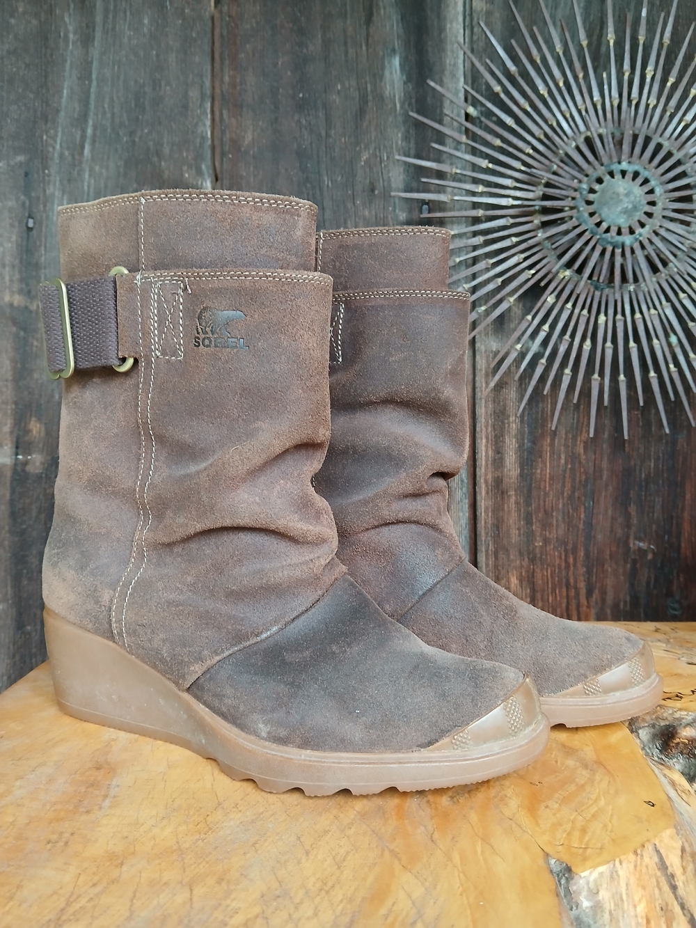Sorel Toronto Women's Brown Wedge Boots